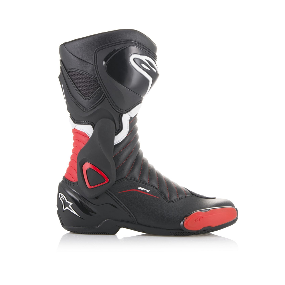 Alpinestars SMX-6 V2 Motosiklet Botu Siyah Kırmızı