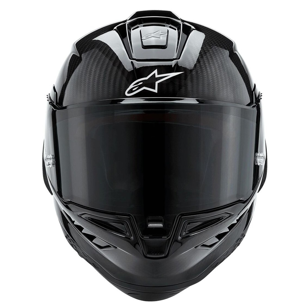 Alpinestars Supertech R10 Carbon Spor Motosiklet Kaskı Siyah