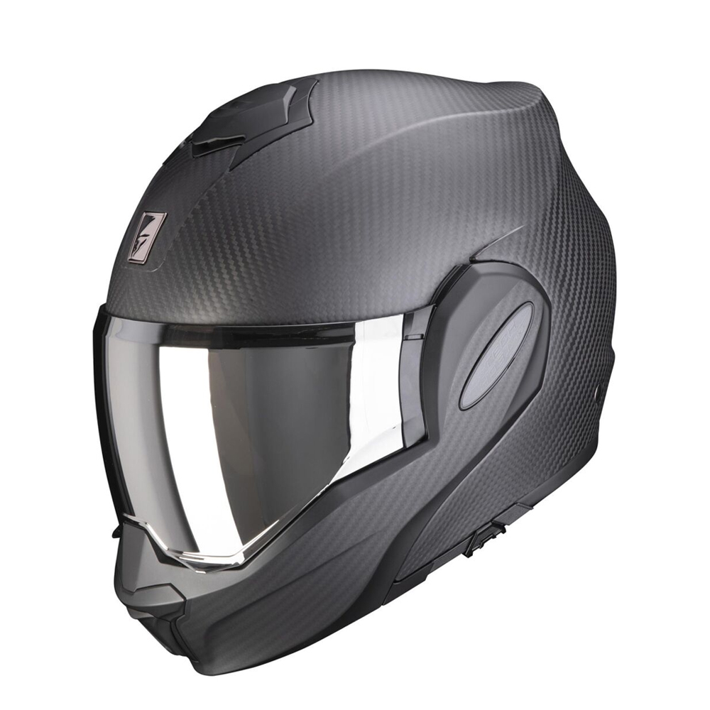 Scorpion Exo-Tech Evo Carbon Çene Açılabilir Motosiklet Kaskı Mat Siyah