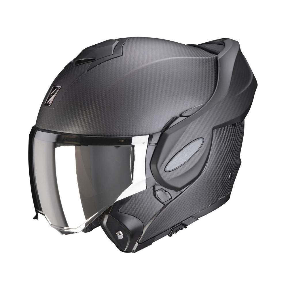 Scorpion Exo-Tech Evo Carbon Çene Açılabilir Motosiklet Kaskı Mat Siyah