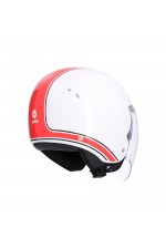 Shiro Jet Kask Tokio SH-64 Master Beyaz/Kırmızı 