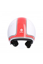 Shiro Jet Kask Tokio SH-64 Master Beyaz/Kırmızı 