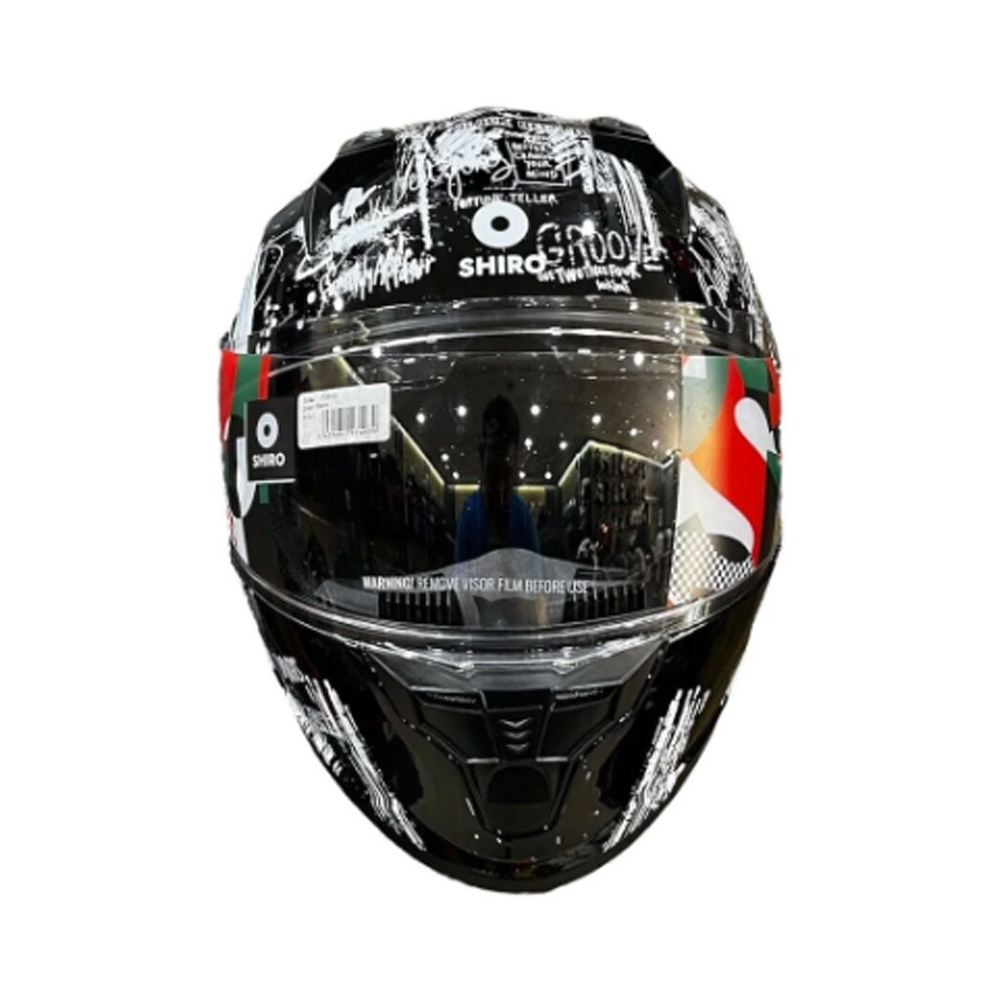 Shiro Full Face Motosiklet Kaskı SH-667 FUNKY