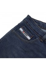 4Riders Patrol Cordura Denim Korumalı Motosiklet Kot Pantolonu Mavi
