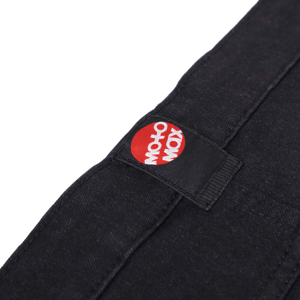 4Riders Patrol Cordura Denim Korumalı Motosiklet Kot Pantolonu Siyah