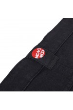 4Riders Patrol Cordura Denim Korumalı Motosiklet Kot Pantolonu Siyah