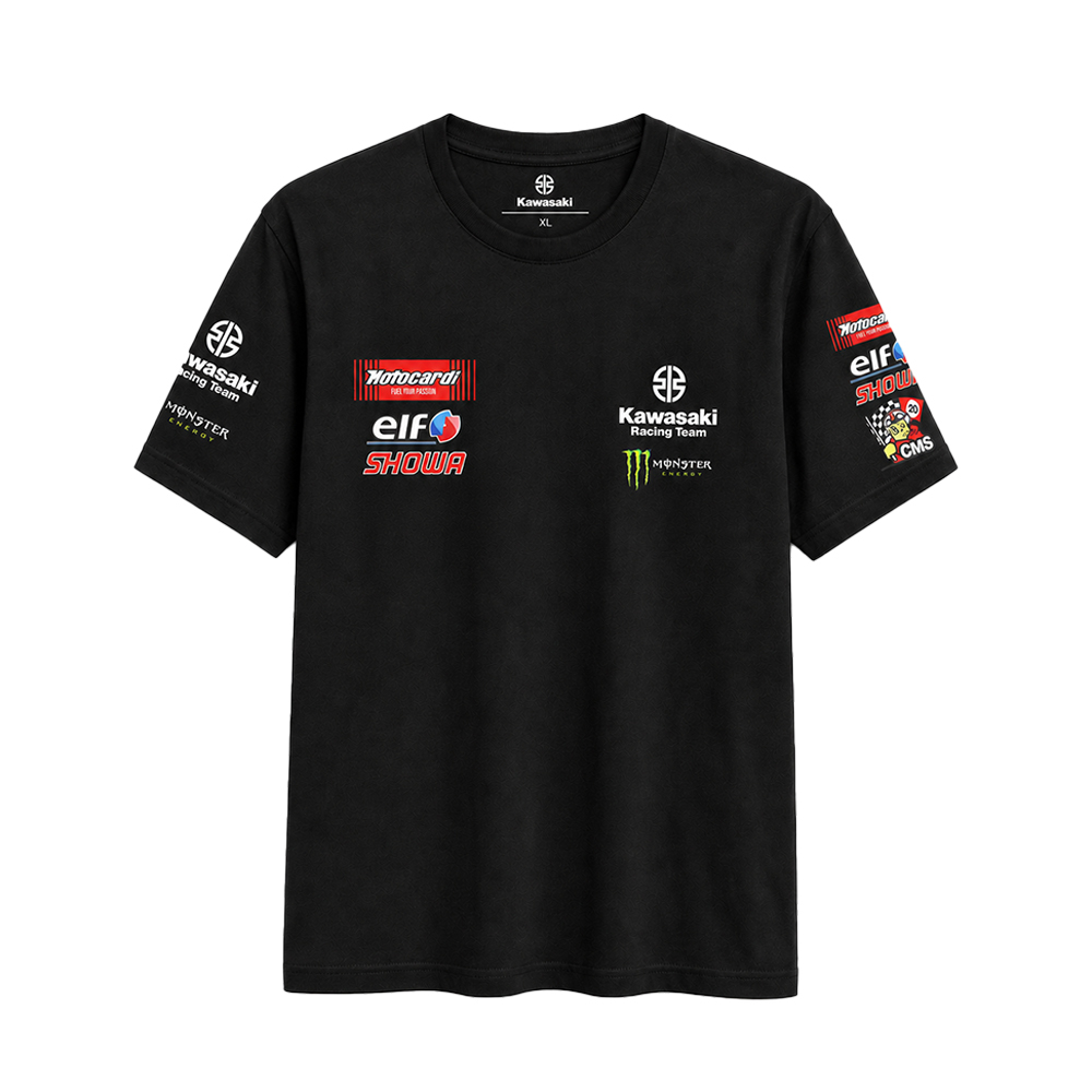 Kawasaki Dünya Süper Motosiklet Monster Energy Replika Tişörtü